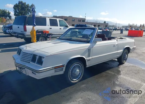 1985 Dodge 600 from USA, damaged, VIN 1B3BV55E2FG198190